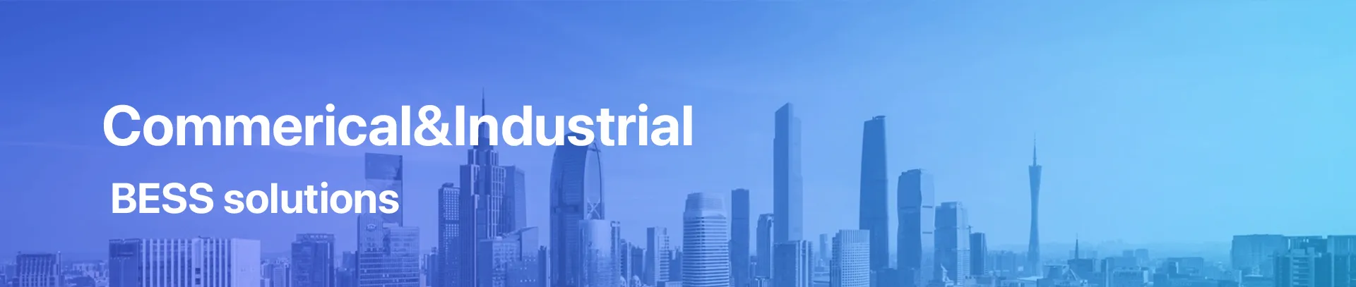 Soluciones comerciales e industriales BESS